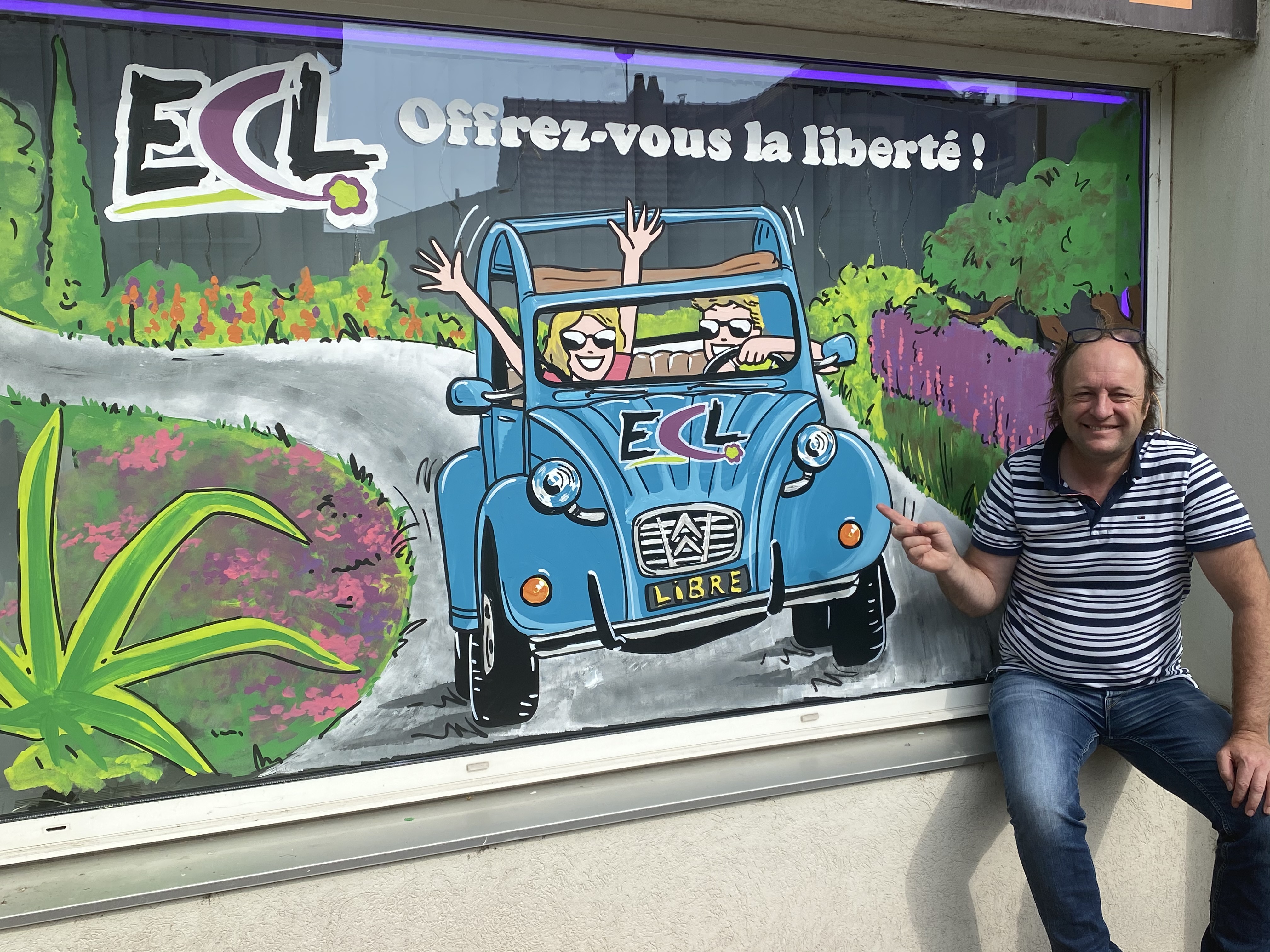 Façade de l'Ecole de Conduite Létève à Montluçon